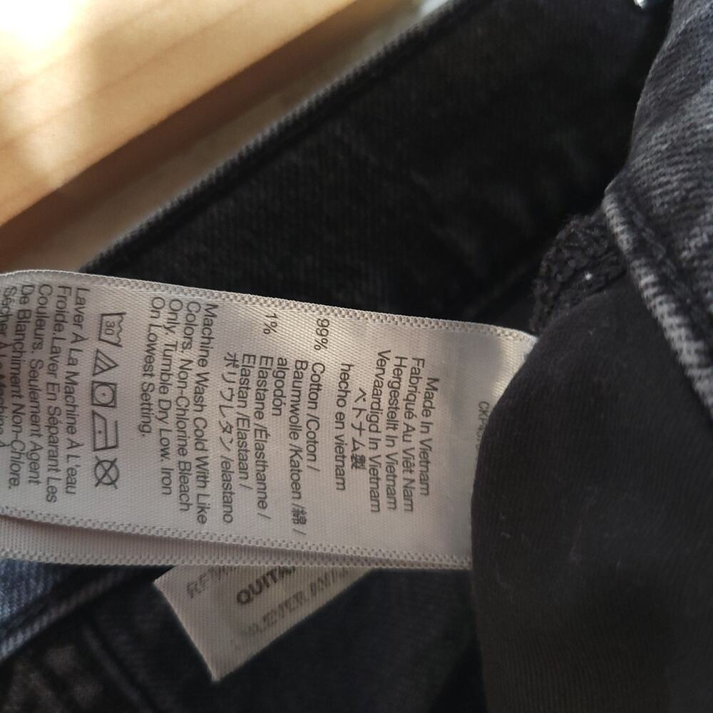 Madewell Jeans Womens 29 (32x28) Black Stretch Denim The Perfect Vintage Jean 32 - Picture 3 of 8